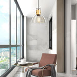 2 Pack bulbs light black indoor lighting metal pendant light