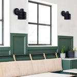 Modern light fixture metal brass wall mount lamp black wall sconce