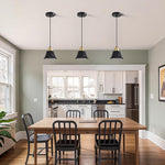 Farmhouse Island light metal dining room light black pendant light