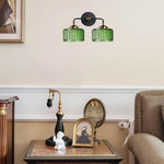 2 Light light fixtures black/Gold/Green vanity lights   metal wall mount light