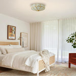 17.7 inch lighting fixtures milk glass ceiling light brass gold ceiling fixture