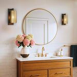 Industrial gold sconce light iron wall light fixtures bronze wall mount lamp