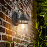 E26  Wall sconce black wall lighting glass, metal wall lamps