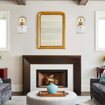 Modern wall lamp fixture crystal metal modern wall lights gold wall light
