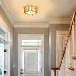 13.4 in led light metal wood light fixtures gold ceiling light
