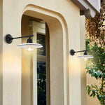 1 Light led light  white/Black wall light metal light bulb