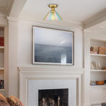 10 Inch light bulb light glass metal ceiling light gold lights and fixtures