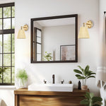 2 Pack wall sconces gold wall lighting plastic bedroom wall lights