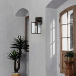 2 Pack bulb lights black brush gold wall sconce aluminum, tempered glass wall light