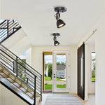 2 packs light fixture metal hallway ceiling lamps black brass living room light