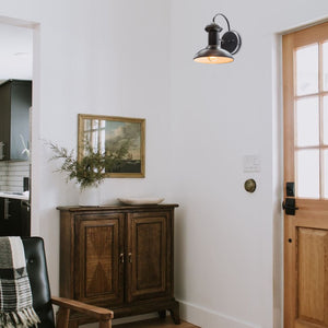 1-Light dimmable sconces lights ‎oil rubbed bronze wall light steel kitchen light