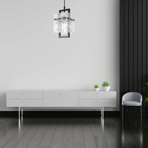 Modern crystal lights ‎Black pendant light Glass hanging light