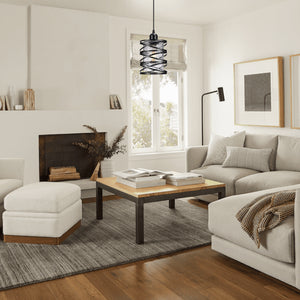 2 Pack industrial island lights black and ‎clear fixtures light glass and iron pendant lights