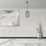 Adjustable height light fixture black pendant light glass hanging light