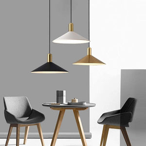 Modern pendant light gold fixture light aluminum kitchen light
