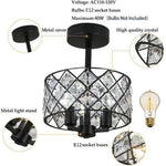 3 lights ceiling light black chandelier light metal kitchen light