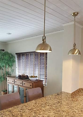 Brushed brass farmhouse pendant light barn swivel kitchen pendant lighting