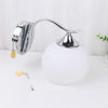 Led bathroom light white hallway light glass wall light