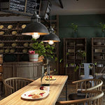 Black silver farmhouse pendant light barn kitchen hanging lights