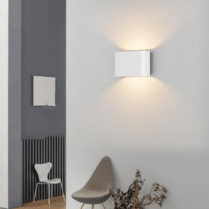 Set of 2 wall light white mount light aluminum corridor light