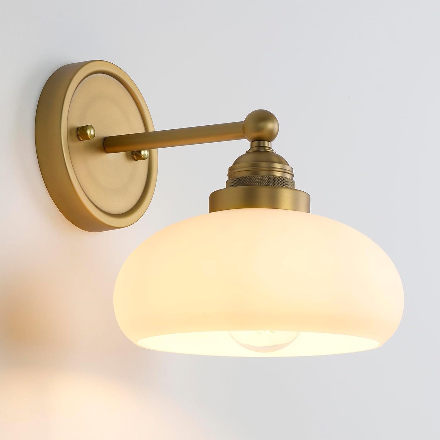 1-light vanity light antique stairwells light glass, metal wall light