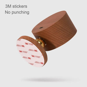 Led reading light natural wall light wood cabinet light