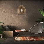 Industrial pendant light, globe hanging lights W/ Twist Shade