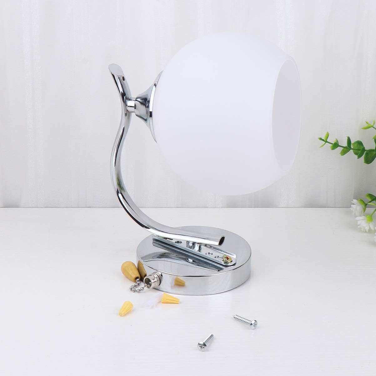 Led bathroom light white hallway light glass wall light