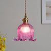 Unique decorative light purple pendant light glass chandelier light