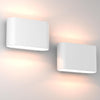 Set of 2 wall light white mount light aluminum corridor light