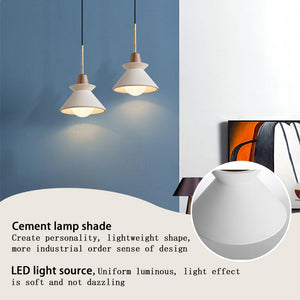 7.7 inch kitchen light white dining room light concrete/cement pendant lights
