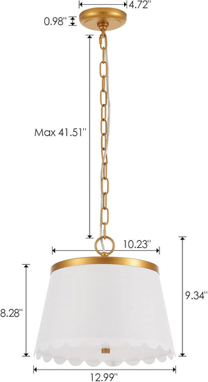 3-light pendant light white chandelier light brass hallway light