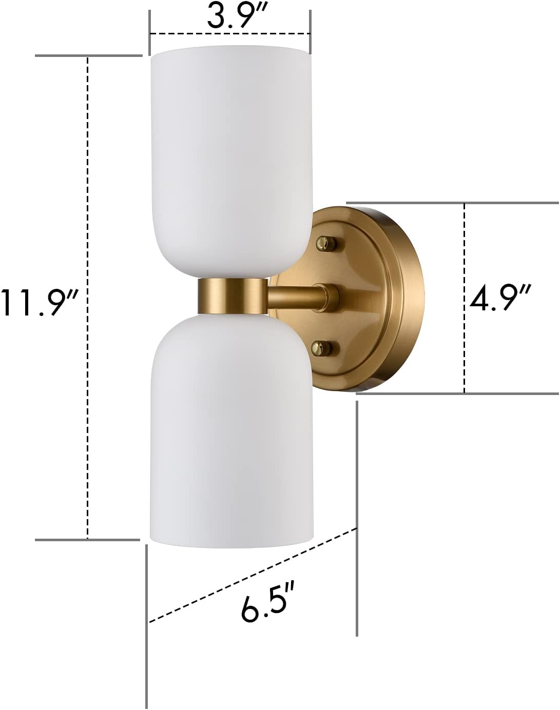 2-light kitchen light gold bathroom light metal wall light