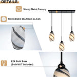 3 light kitchen island light black pendant light glass, metal chandelier light