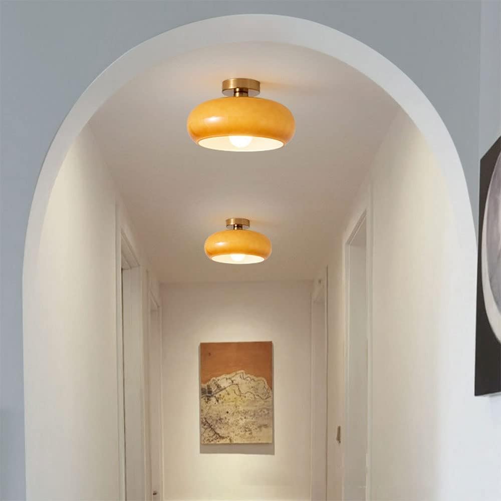 10.6inch ceiling light orange hallway light iron restaurant light