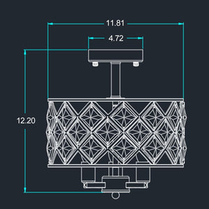 3 lights ceiling light black chandelier light metal kitchen light