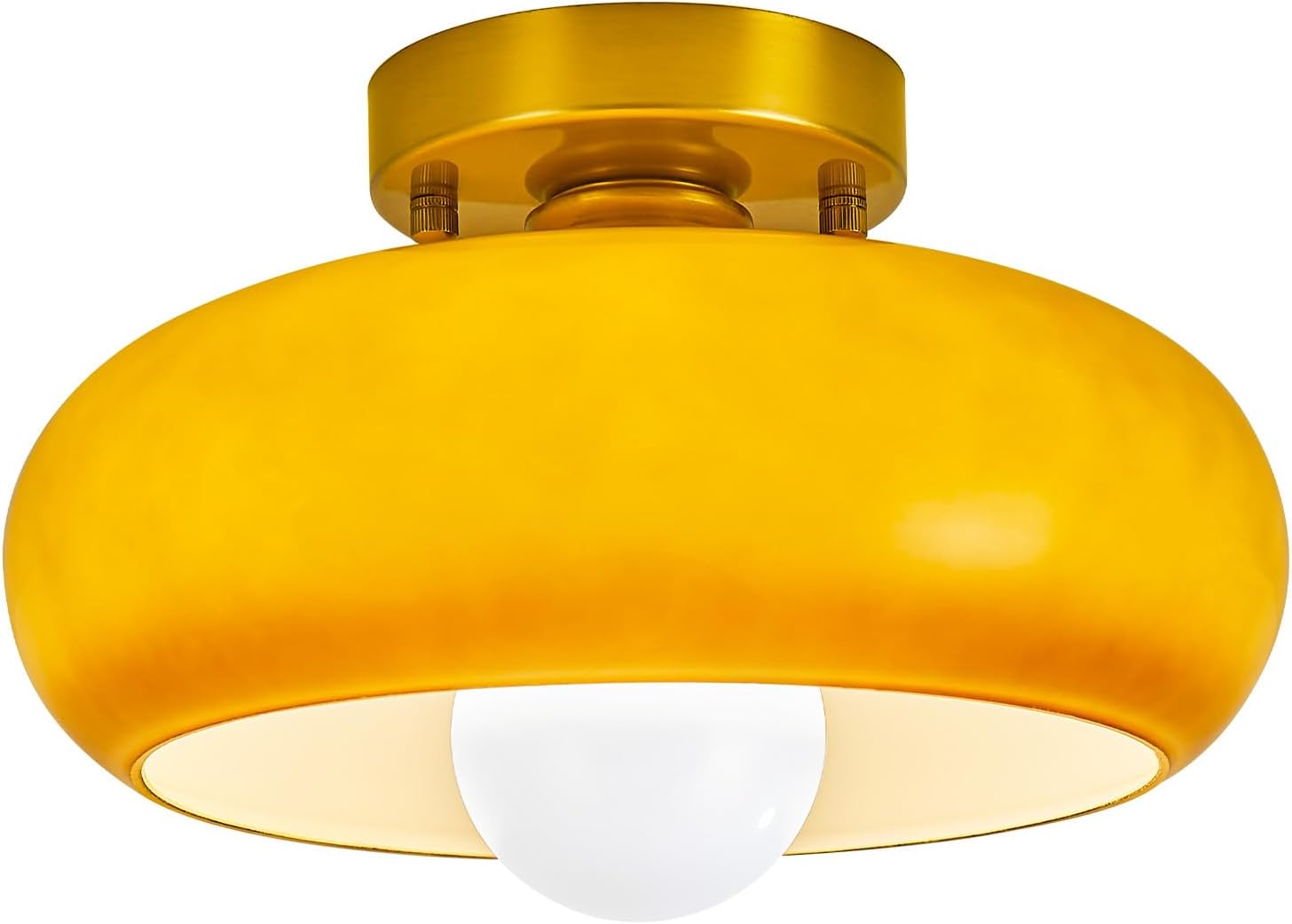 11.02 inch bedroom light brown ceiling light glass kitchen light