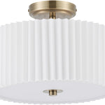 2-light drum light bronze bedroom light fabric, metal ceiling light
