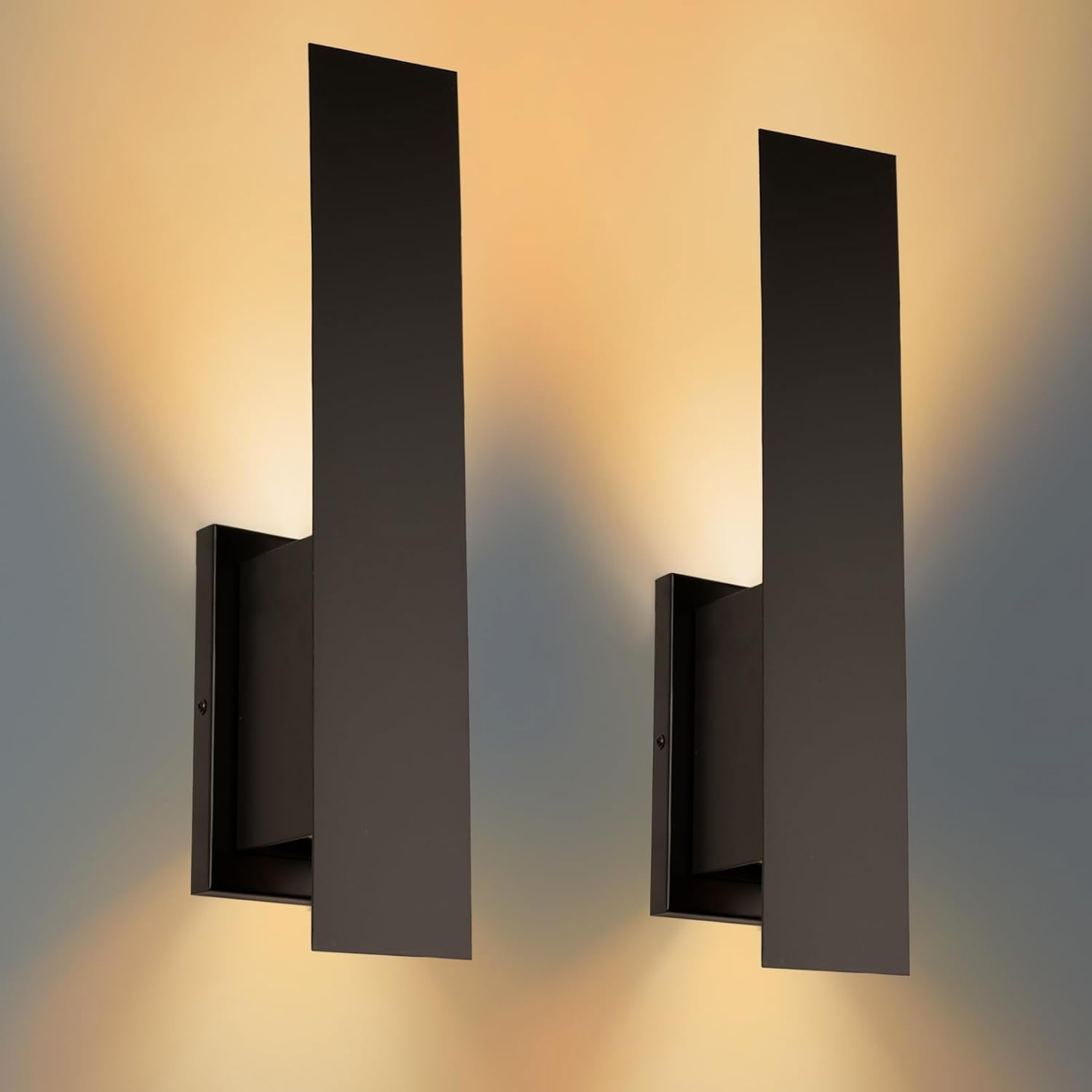 2 pack wall light matt black mount light metal kitchen light