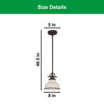 1 Light hanging light palladian bronze island lights  alloy steel pendant lighting