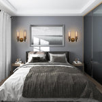 3.14”/8CM bulb light ‎antique wall sconce ‎glass, metal light fixture