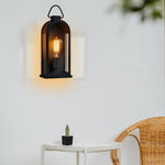 1Pcs lights and fixtures black porch lighting metal wall sconce