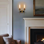 2 Light vanity lights for mirror antique bathroom vanity lights copper, glass decor wall light