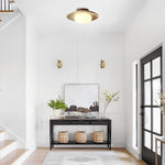 9.8” lampshade light stone kitchen light yellow hallway light