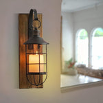 2 Pack home of decor black living room wood wall light