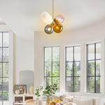 Modern hanging lighting colorful kids room lights  metal pendant light