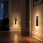 2 pack wall light aluminum iron plastic hallway light black dimmable light