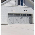 1-Light Wall sconce white, black porch lights metal light fixtures