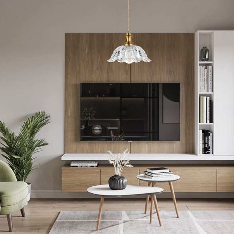 1-Light island lights gold kitchen pendant glass lighting pendant lights