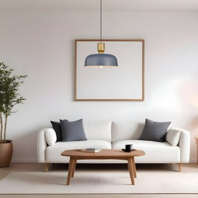 1 Pack hanging lights blue kitchen island lights metal pendant lights